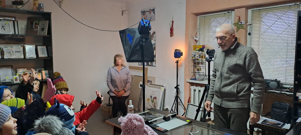 Krasnale z wizytą u fotografa